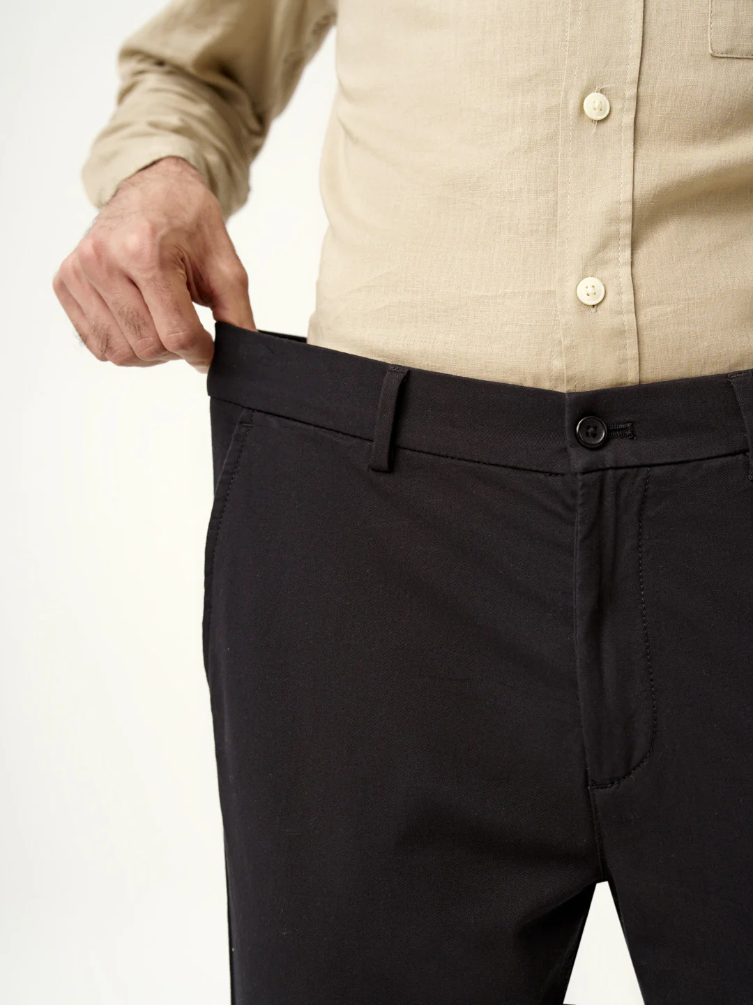 Black Shadow Stretch Chinos - Image 4