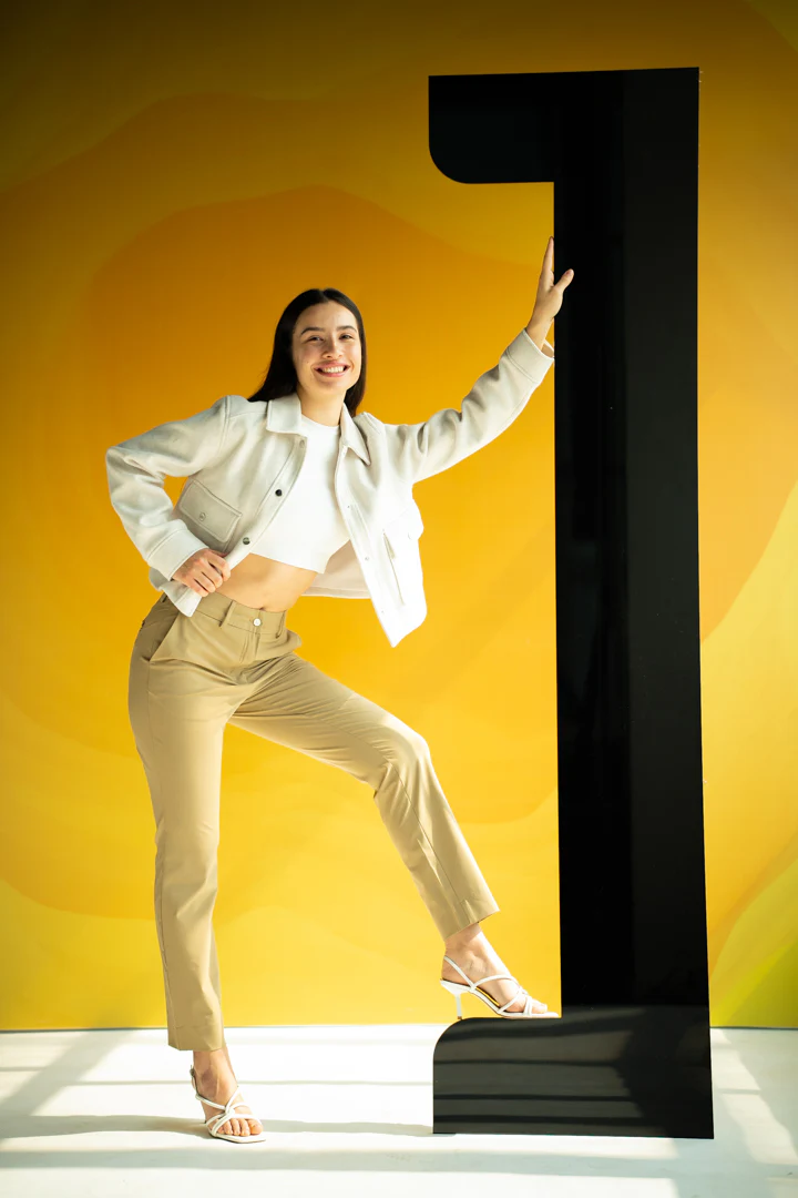 Camel Stretch Women Formal Pants - Image 3