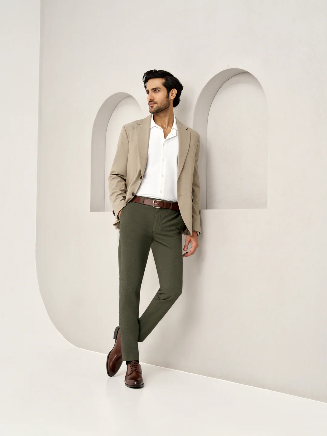 Chandigarh Green Checks  Seersucker Pants - Image 5