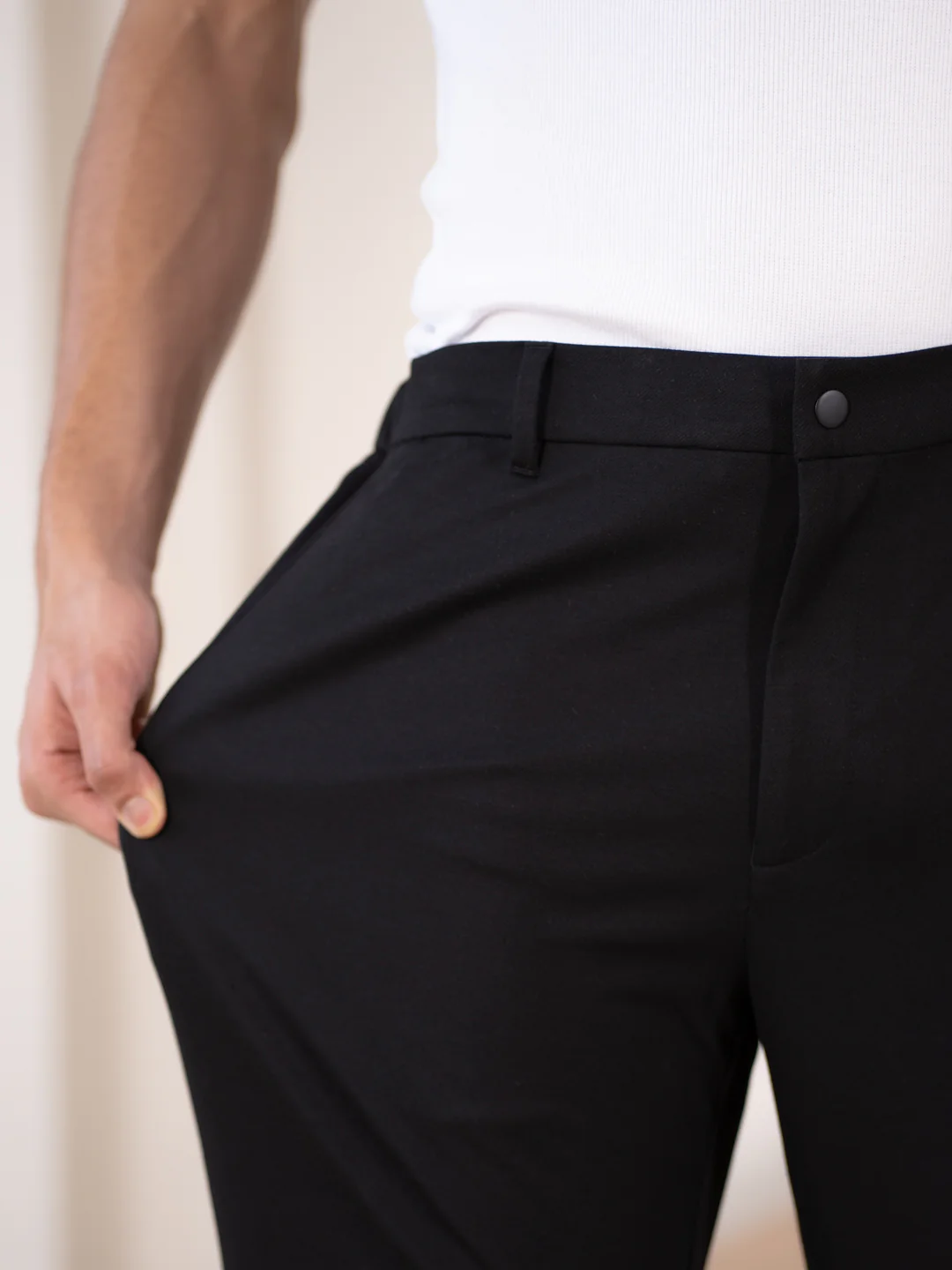 Compass Black Stretchable Travel Pants - Image 3