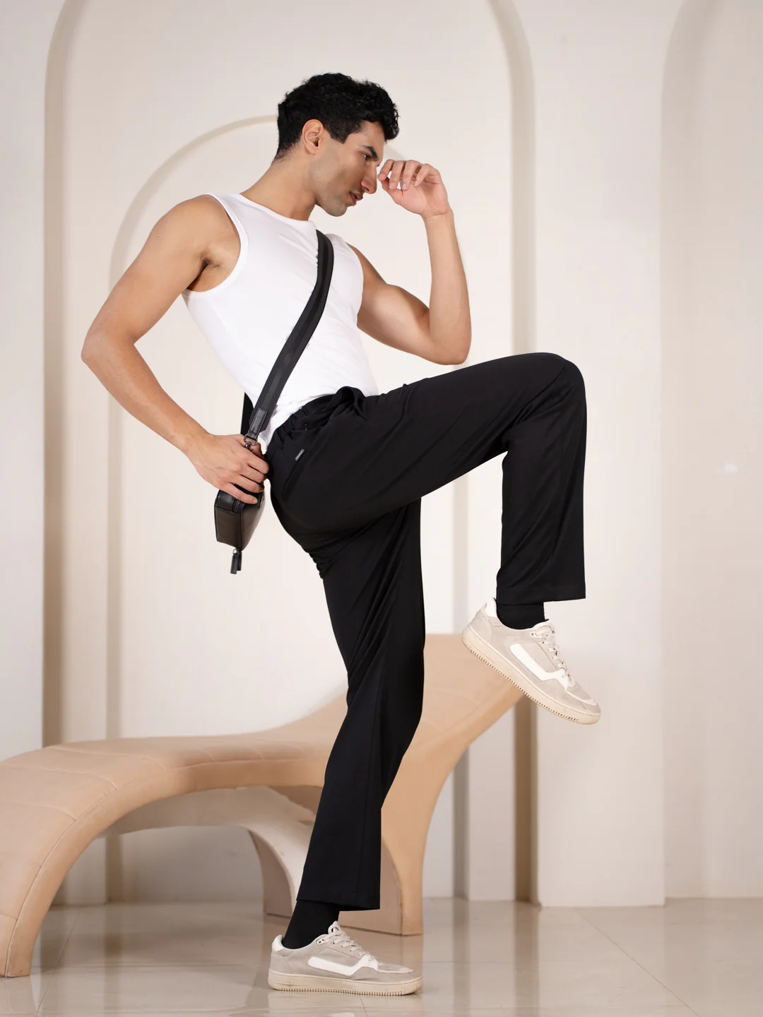 Compass Black Stretchable Travel Pants - Image 9