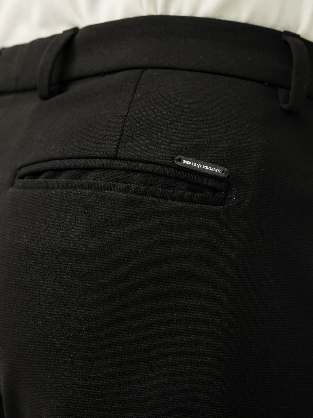 Deep Black Slim Fit Power Stretch Pants - Image 6
