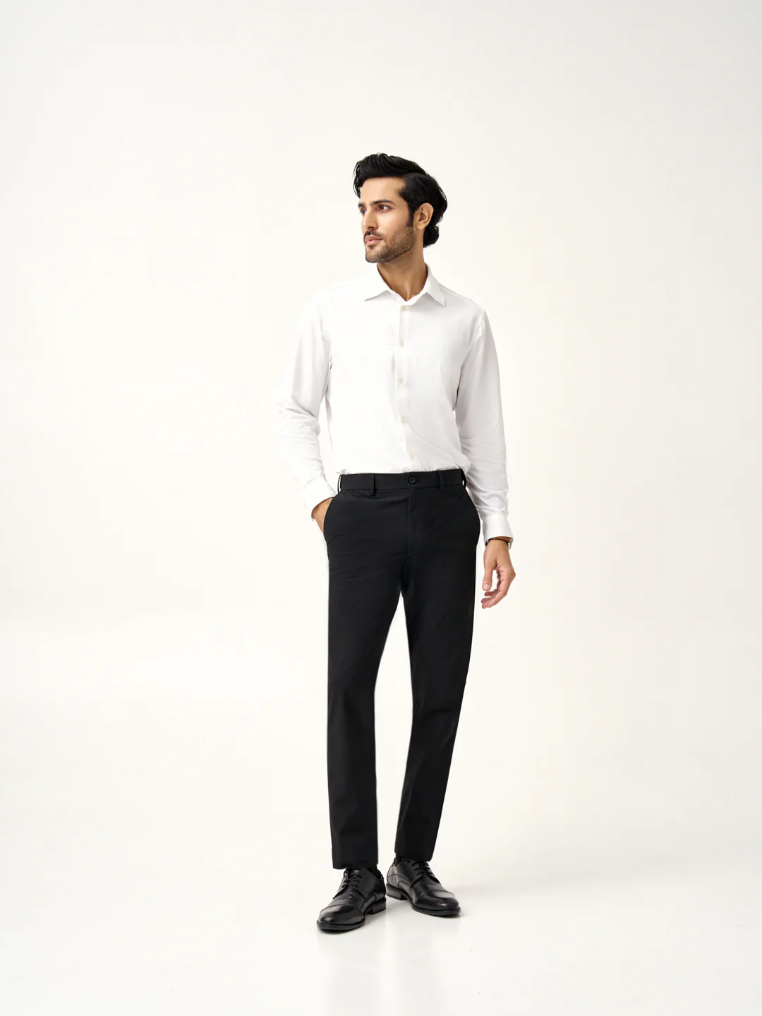Ebony Black Stretch Pants - Image 4