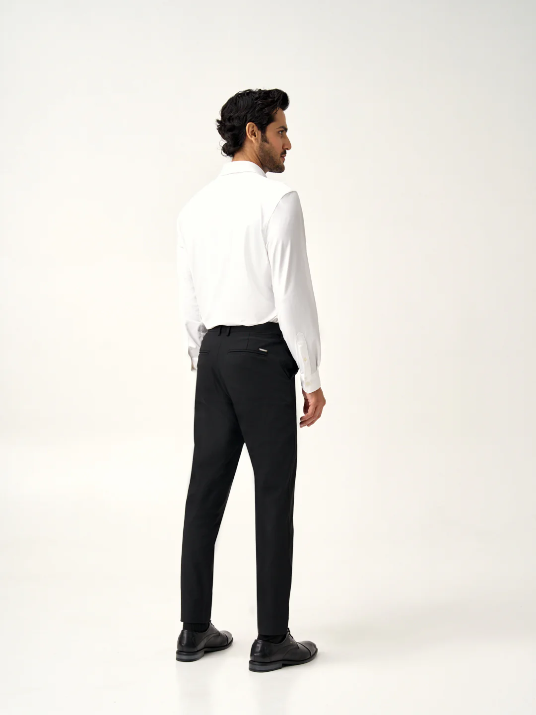 Ebony Black Stretch Pants - Image 8