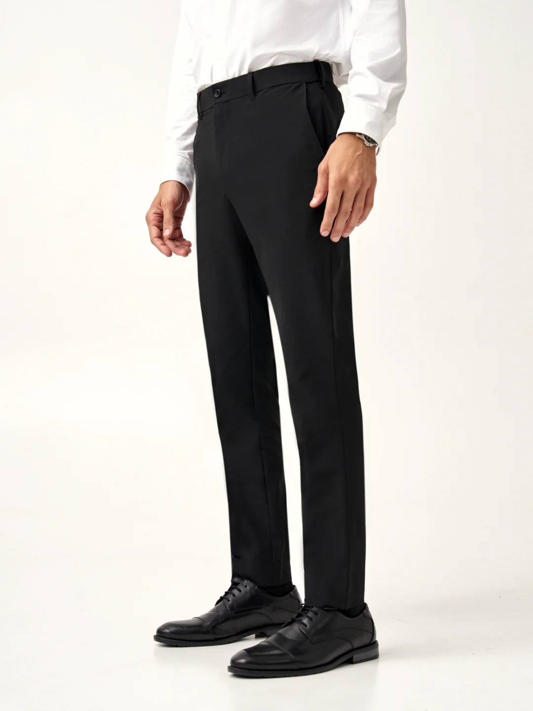 Ebony Black Stretch Pants - Image 9