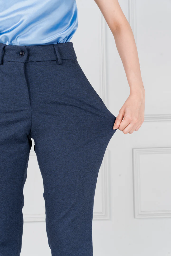 Insignia Blue Power-Stretch Pants - Women - Image 3