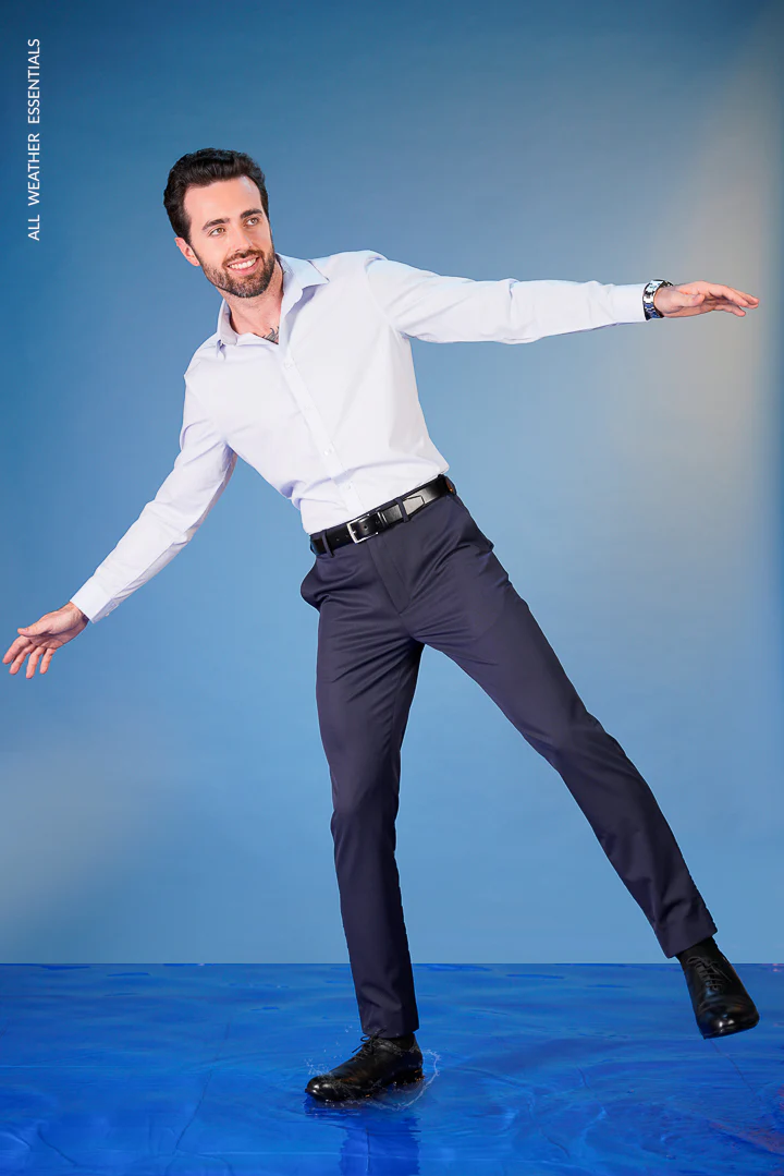 Navy All Weather Stretch Pants - Image 4