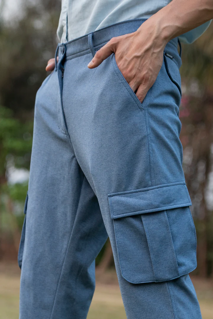 Ocean Waves Power-Stretch Cargo Pants - Image 3