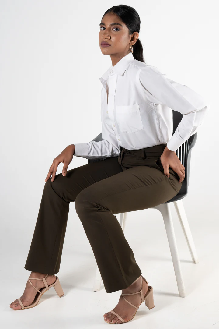 Olive All Weather Stretch Pants - Women - Image 4