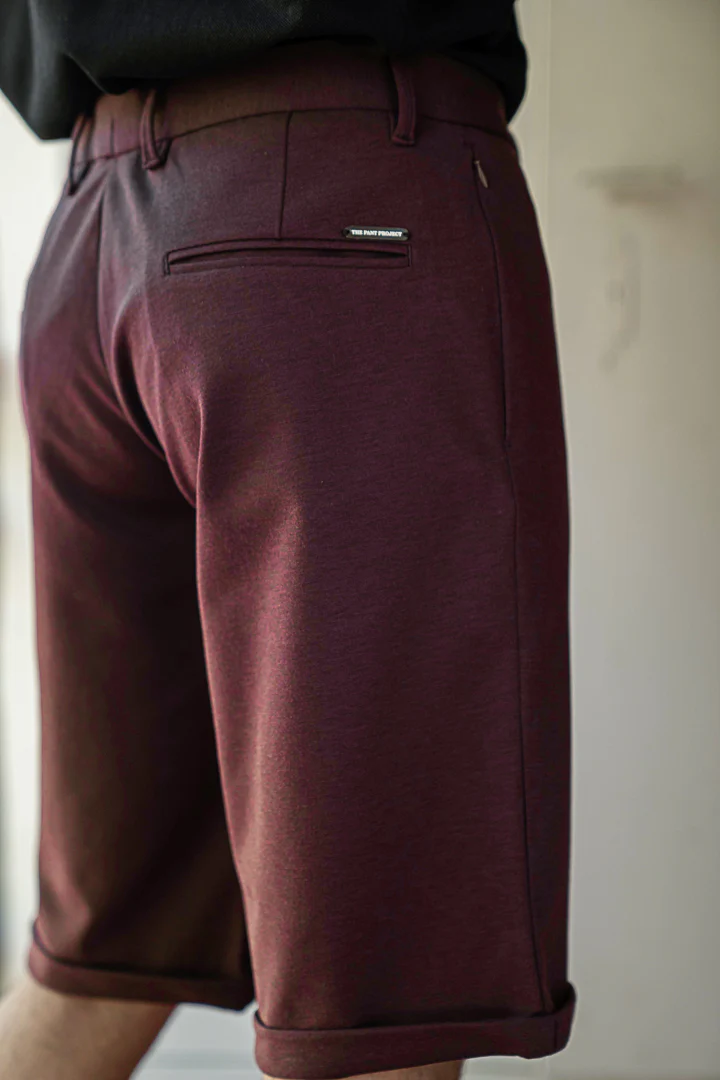 Plum Wine Power-Stretch Chino Shorts - Image 5