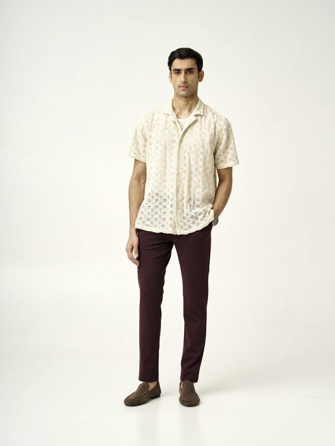 Plum Wine Power-Stretch Pants - Image 5