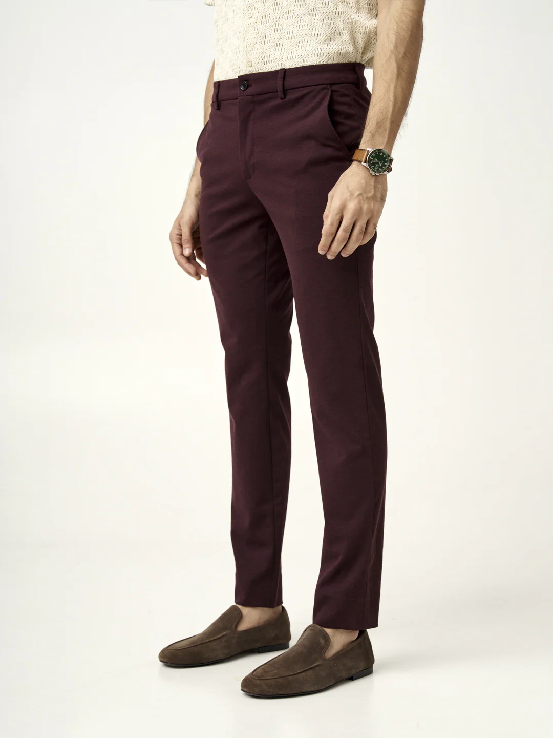 Plum Wine Power-Stretch Pants - Image 9