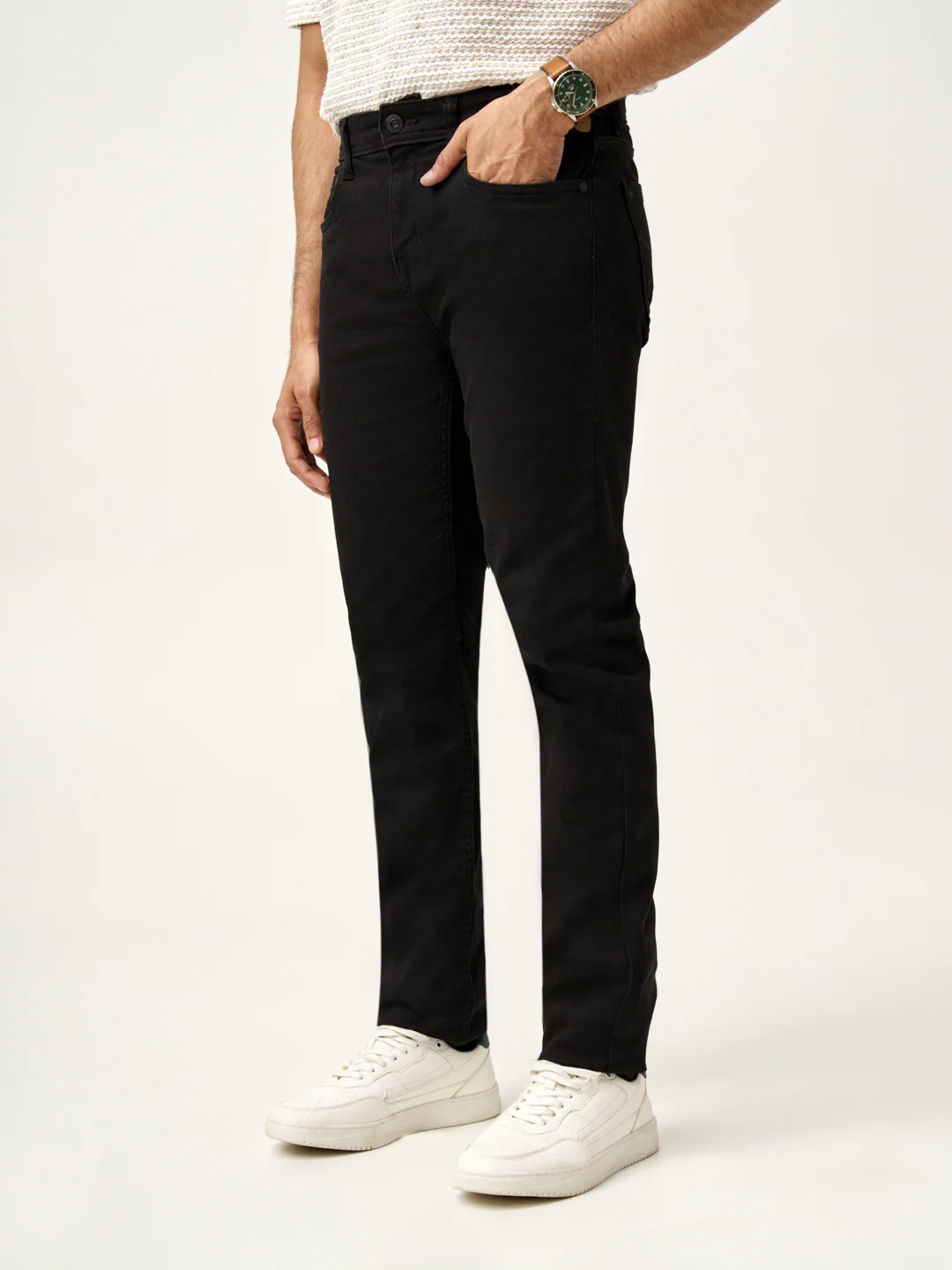 Raw Black Power-Stretch Slim Fit Jeans - Image 10
