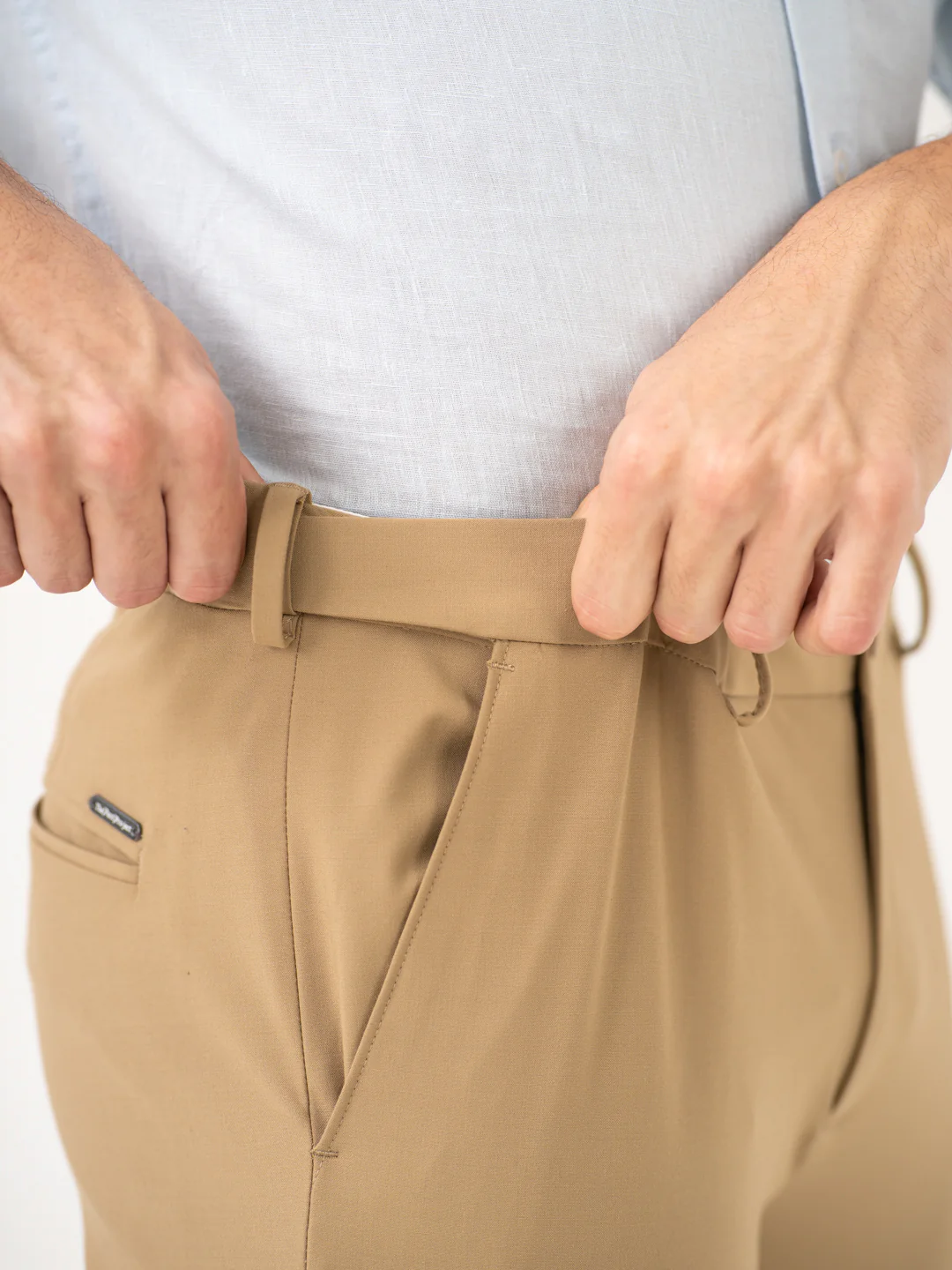 Somewhere Khaki Slim Fit Stretch Formal Pants - Image 5
