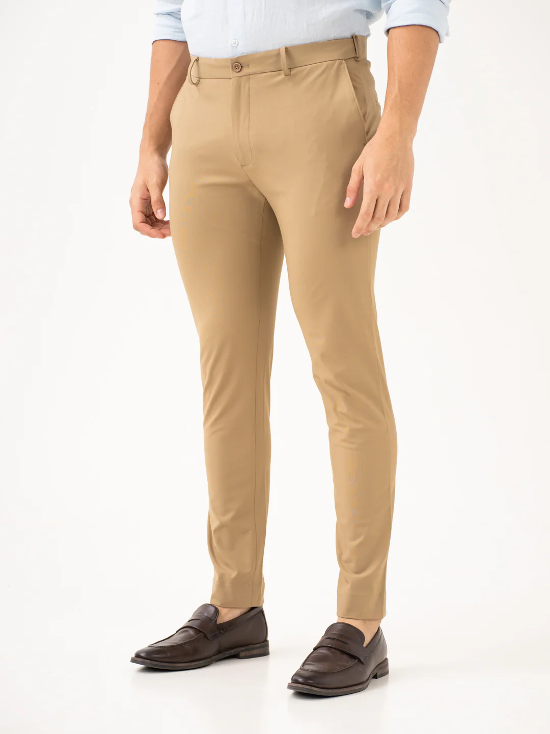 Somewhere Khaki Slim Fit Stretch Formal Pants - Image 8